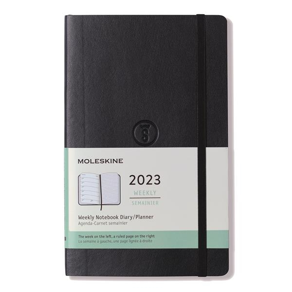 2019 moleskine 12 month planner deals weekly soft cover black large