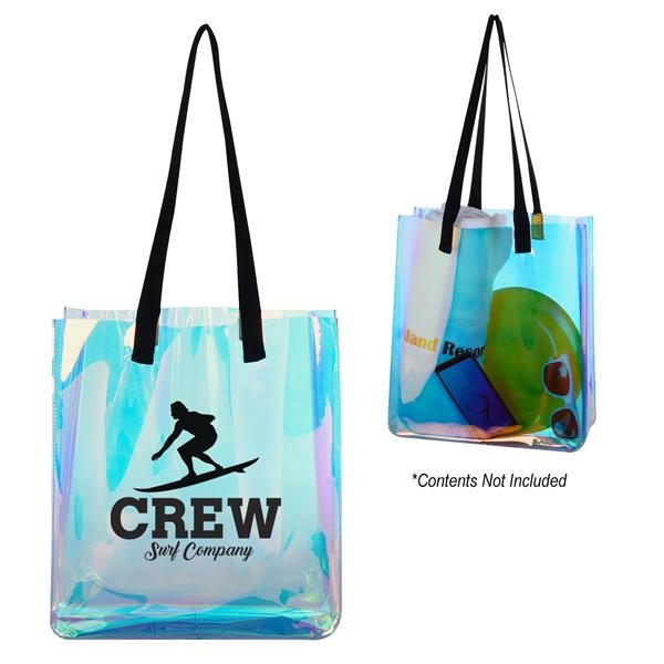 Holographic tote bag wholesale best sale