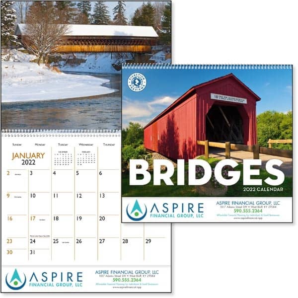 Bridges 2023 Calendar EverythingBranded Canada