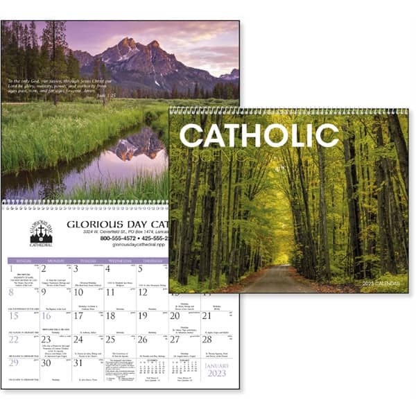 Catholic Scenic 2023 Calendar | EverythingBranded Canada