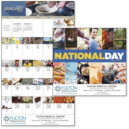 Stapled National Day 2023 Calendar | EverythingBranded Canada