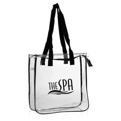 small clear tote bag