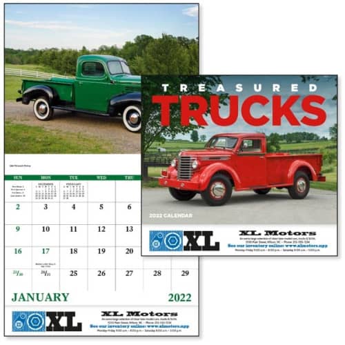 Stapled Treasured Trucks Vehicle 2023 Appointment Calendar