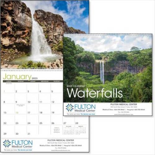 Waterfalls 2023 Calendar | EverythingBranded Canada