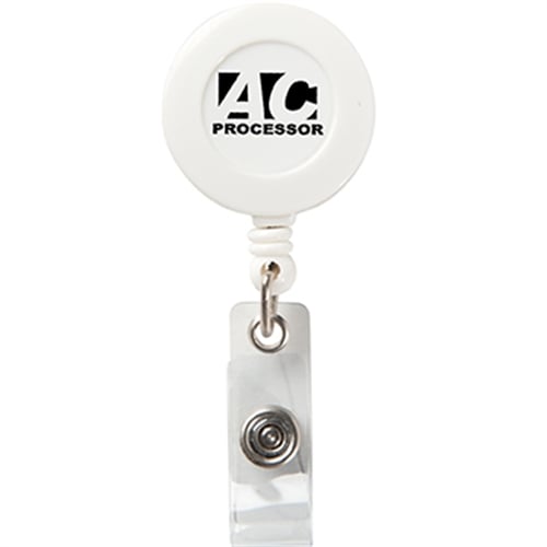 Round Secure-A-Badge Holder - Personalization Available