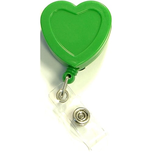 Logo Heart Shape Retractable Badge Holder