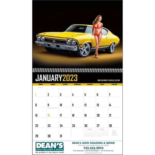 American Muscle 2023 Calendar EverythingBranded Canada