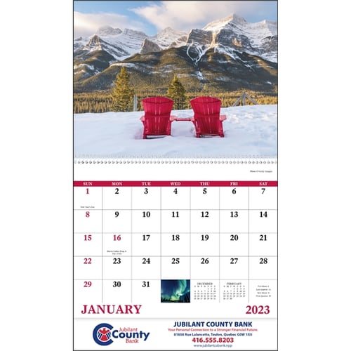 I Love Canada 2023 Calendar Everythingbranded Canada