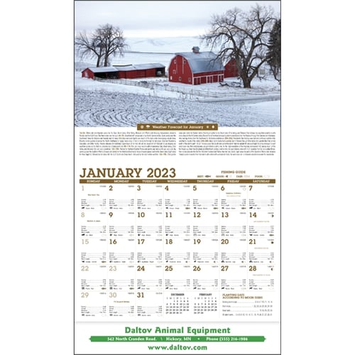 Scenic Almanac 2023 Calendar Everythingbranded Canada