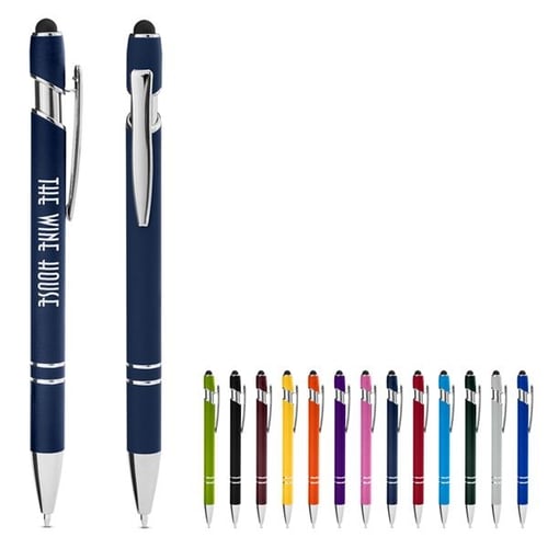 Rubberized Square Pen  EverythingBranded USA