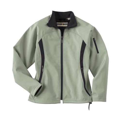 North End Ladies' Three-Layer Fleece Bonded Performance Soft Shell Jacket