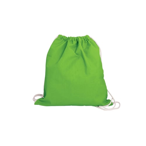 Cotton canvas drawstring outlet backpack