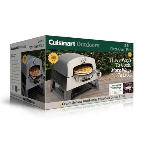 Cuisinart 3-in-1 Pizza Oven, Griddle, and Grill 