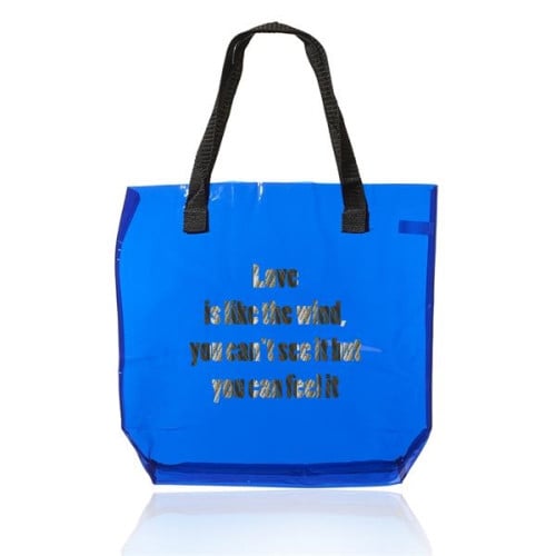 Plastic shopper clearance bag