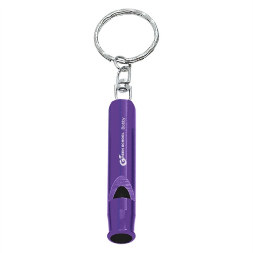 Personalized deals whistle keychain