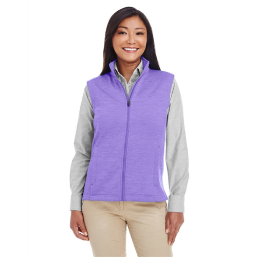 Devon & Jones Ladies' Newbury Mélange Fleece Vest