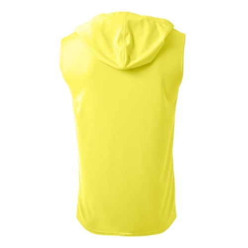 Neon sleeveless clearance hoodie