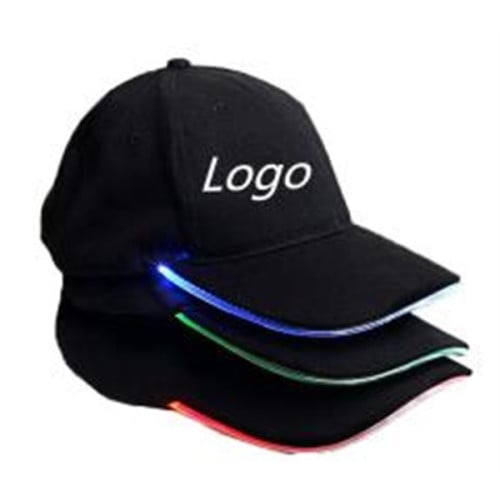 Led light up on sale baseball cap