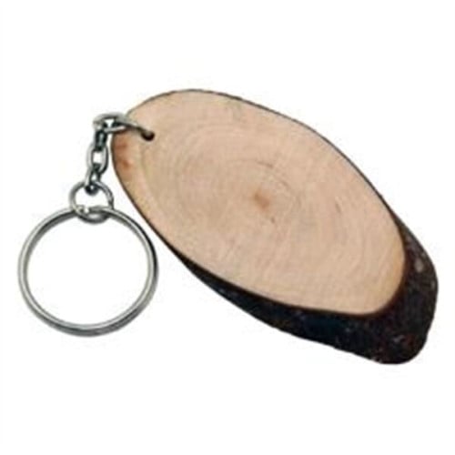 Wood deals slice keychain